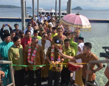 Resmikan Floating Jetty AquaTec Dirjen PRL KKP RI Siap Bantu Gorontalo Utara
