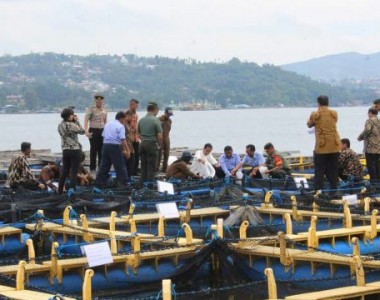 Keramba Jaring Apung Aquatec Curi Perhatian Presiden