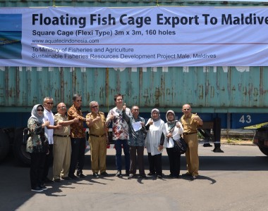Aquatec Ekspor Keramba Jaring Apung ke Maladewa